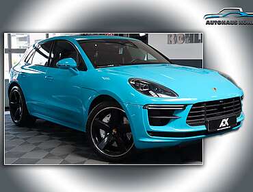 Porsche Macan Macan Turbo Miamiblue Individual Sportabgas VOLL