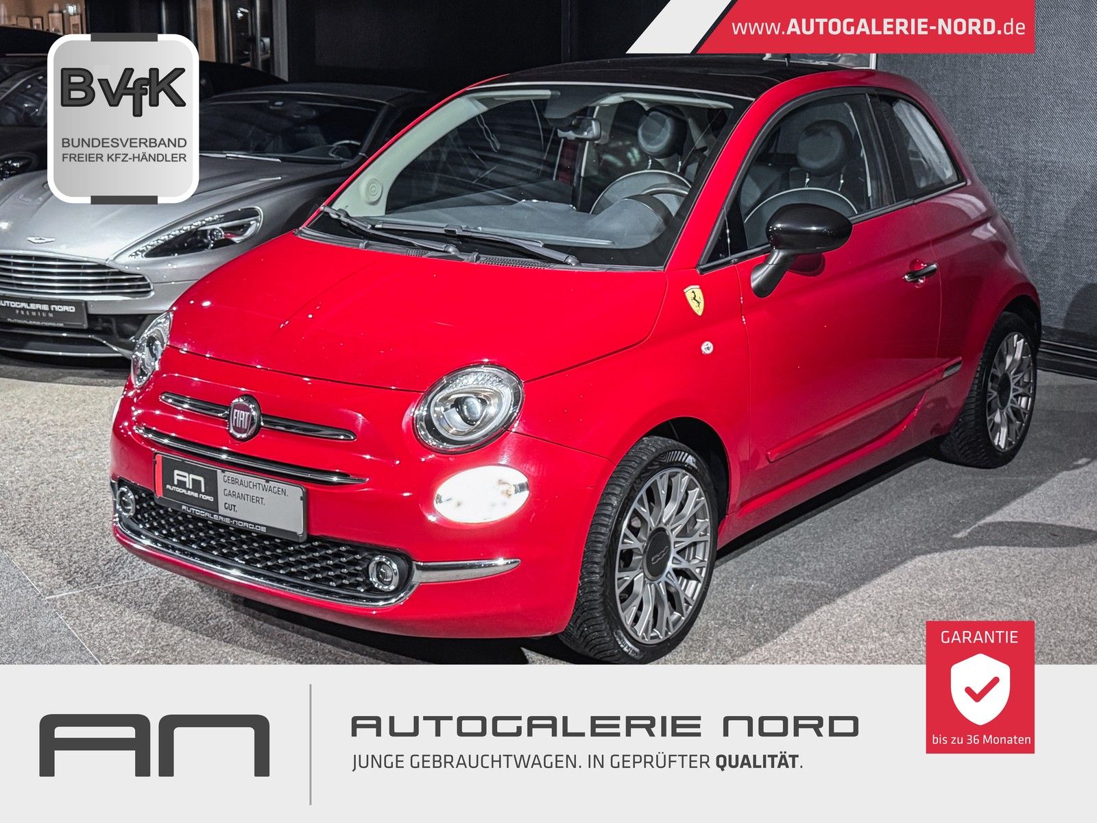 Fiat 500 500 Lounge Facelift+Panorama+PDC