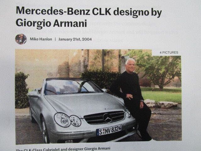 Mercedes-Benz CLK 500 CLK 500 Cabrio Giorgio Armani Edition, 1 von 100